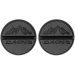 Dakine Round Scraper Stomps Clear Black